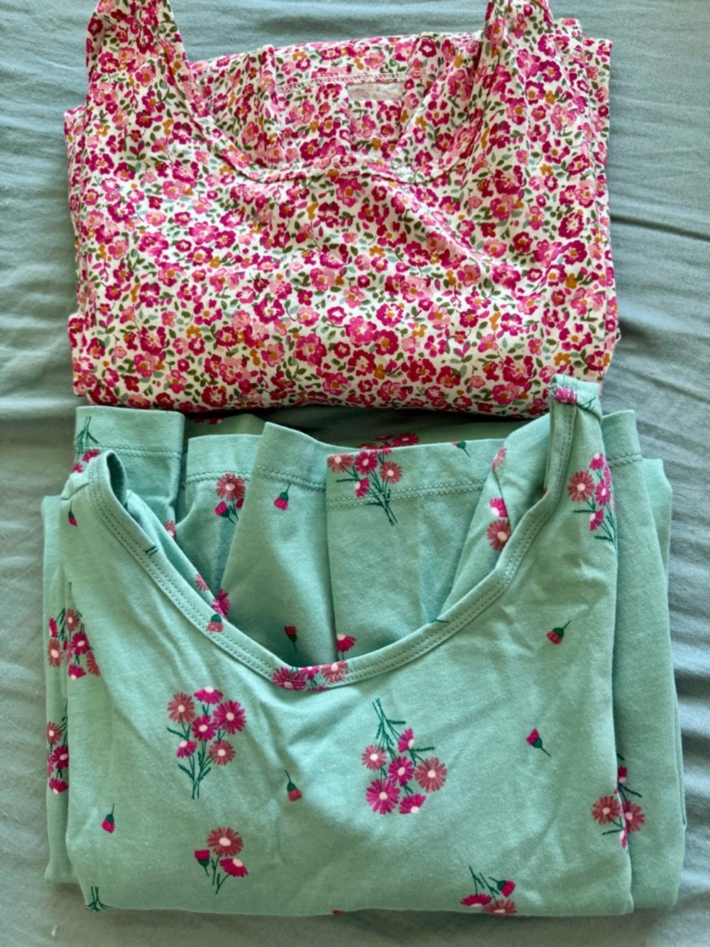 $20 for 2 Carter's Mint Floral dresses
